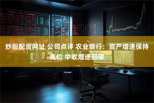 炒股配资网址 公司点评 农业银行：资产增速保持高位 中收增速回暖