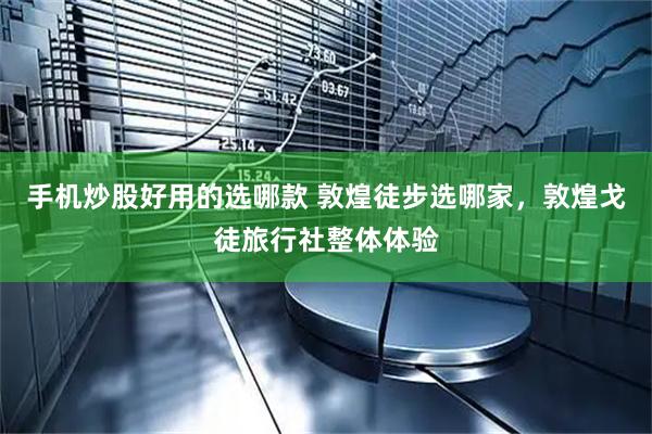 手机炒股好用的选哪款 敦煌徒步选哪家，敦煌戈徒旅行社整体体验